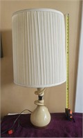 Vintage MCM Hollywood Regency Art Deco Wave Lamp