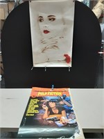 2 MOVIE POSTERS-TEARDROP & PULP FICTION