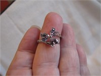 S925 Ring Size 8 "Hearts"