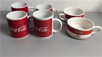 Campbells & Coca Cola Mugs And Soup Bowls Set