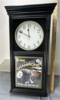 Steelers Football Clock See Photos for Details