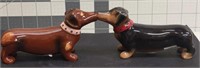 Magnetic Salt & pepper shakers - kissing dogs