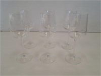 SPIEGELAU CRYSTAL WINE GLASSES X 6