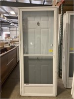 32"x76" LH Steel Door/Storm Door Combo