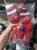 Six Packs of Six Chicago Bulls Sports Socks- New