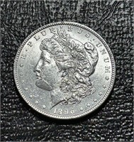 1896 US Morgan Silver Dollar BU