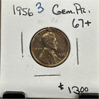 1956 WHEAT PENNY CENT PROOF