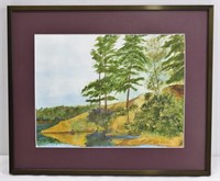 J.D. Kennedy "Scenic" Watercolor - Signed