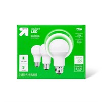 LED 75W 3pk Daylight Light Bulbs - up & upâ„¢