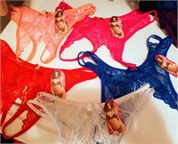 Lot of 5 new w/tags spicy women's underwear, L