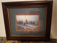 Siege of the South by G. Harvey framed art, Civil