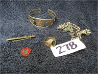 girl scout bracelet,pin,ring,bracelet