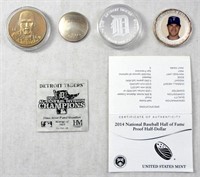 (4) COMMEMORATIVE SPORT COINS - U.S.