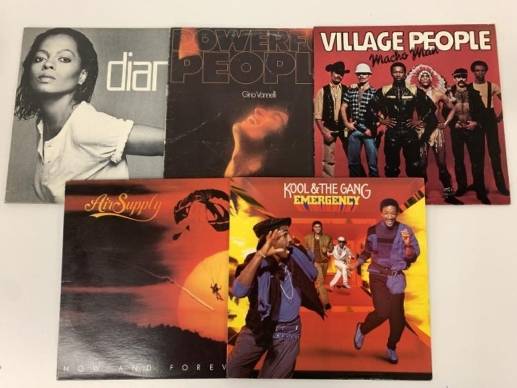 5 Record LPs