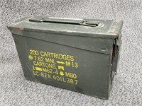 Metal ammo box.  Look at the photos for more
