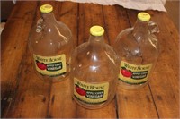 White House apple cider vinegar jugs