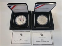 2 - Modern Silver Dollar Commem Sets