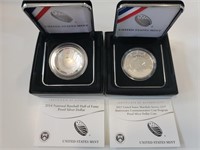 2 - Modern Silver Dollar Commem Sets