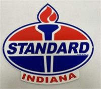 ANTIQUE PORCELAIN STANDARD INDIANA SIGN