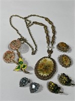 Selection of Vintage Costume Jewelry