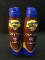 Banana Boat dry oil spray