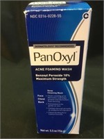 PanOxyl acne foaming wash