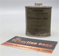 Vintage Rifle Cleaner Container