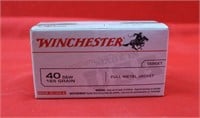 100 Rounds Winchester 40 S&W