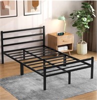 Mr IRONSTONE Full Bed Frame with Headboard and