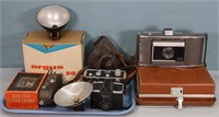 Vintage Cameras Incl. Argus, Polaroid