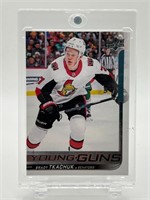 Brady Tkachuk Rookie Young Guns Hockey Card