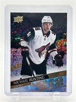 Michael Bunting RC YG Rainbow Speckled Hockey Card