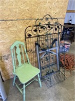 Chair, wire gate and Misc