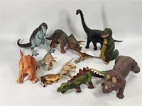 ASSORTED LOT OF VARIOUS BRAND DINOSAUR FIGURES