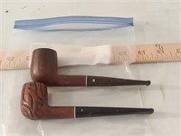 2 vtg Duke smoking pipes