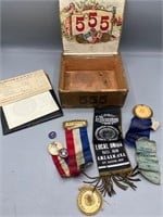 Antique union pins and more