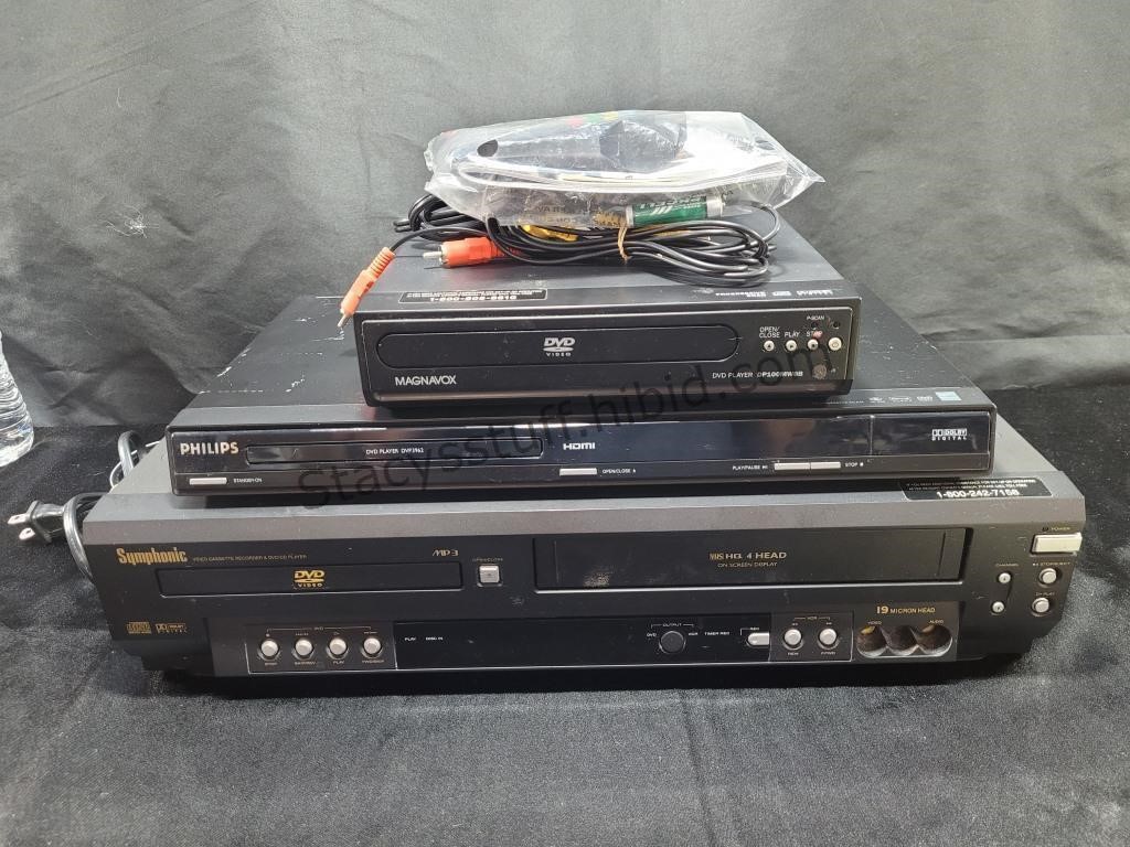 Misc DVD & VHS Players Untested