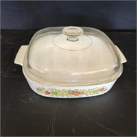Corning Ware Dish with Lid - Spice of Life