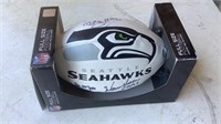 Autographed Seahawks Football (no COA)