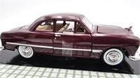 1949 Ford Coupe Burgundy Motormax  1:24