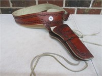 Leather Holder & Gun Belt