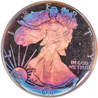 $1 1989-S  PCGS  PR68 DCAM