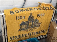 Lot of 3 Somerset Sesquicentenial Banners