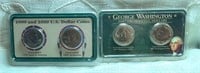 (2) Uncirculated Coin Sets:  1999/2000 US Dollar