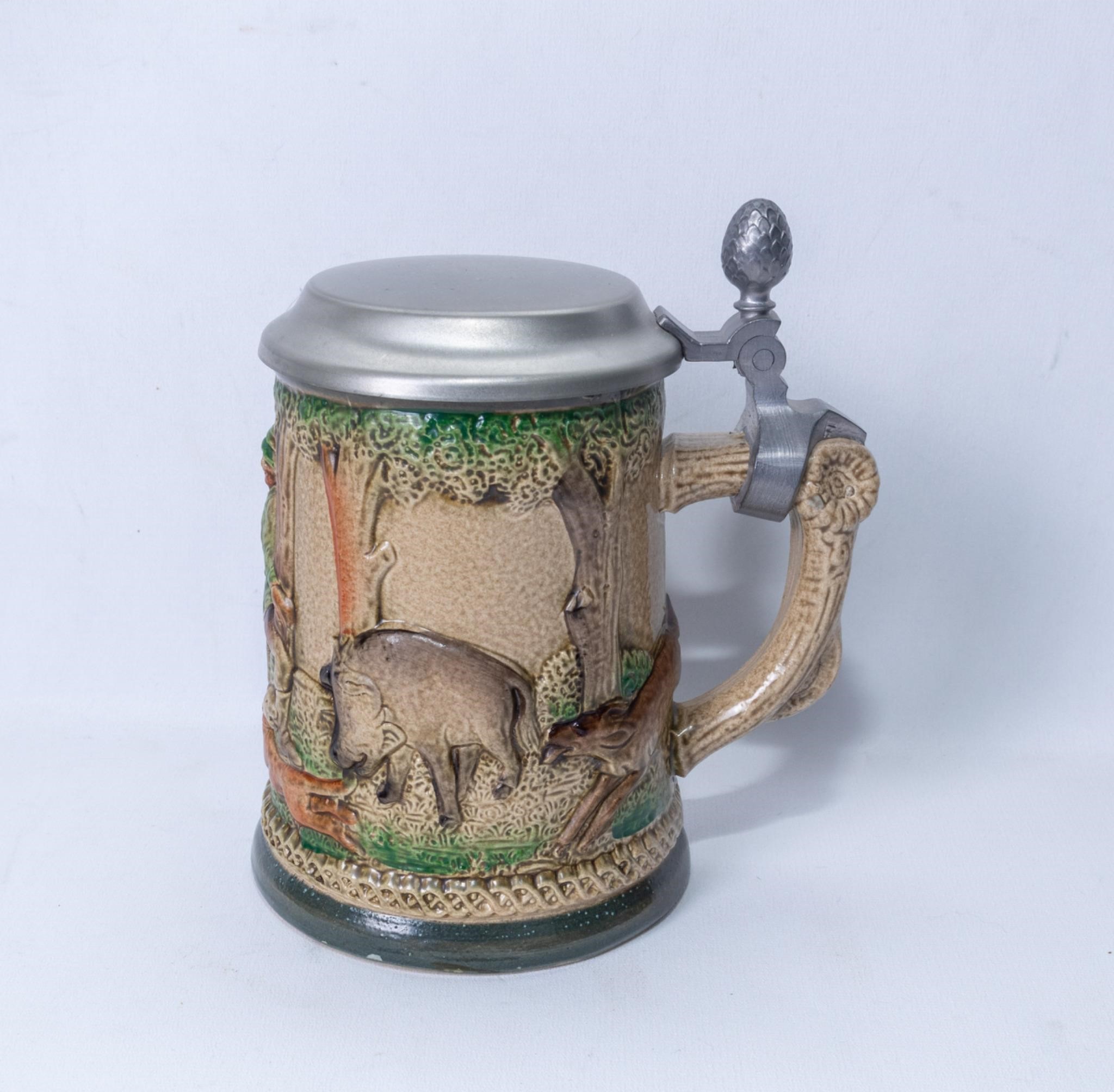 Vintage German porcelain beer stein