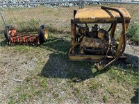 Lot of 2: one is a lawn mower attachment and a vin