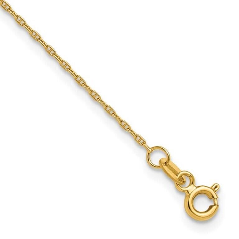 14 Kt Mariners Link Chain Bracelets & Anklets