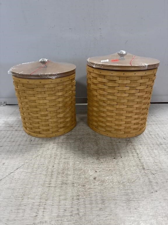 Longaberger Canister Baskets