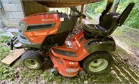 HUSQUVARNA TRACTOR STYLE LAWN MOWER, CURRENTLY