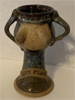 Last Place Pottery Nude Woman’s Chest Trophy,
